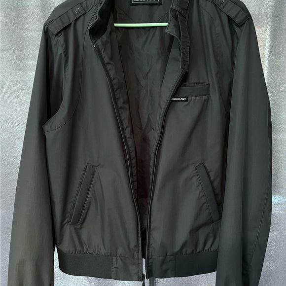 Like new! Authentic Members Only medium men's jacket in slate grey. - Picture 3 of 9